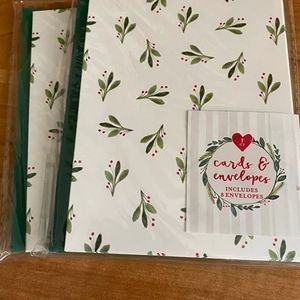 2 packs of note cards